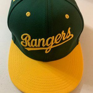 Baylor Texas Rangers Green Gold Baseball Hat Cap